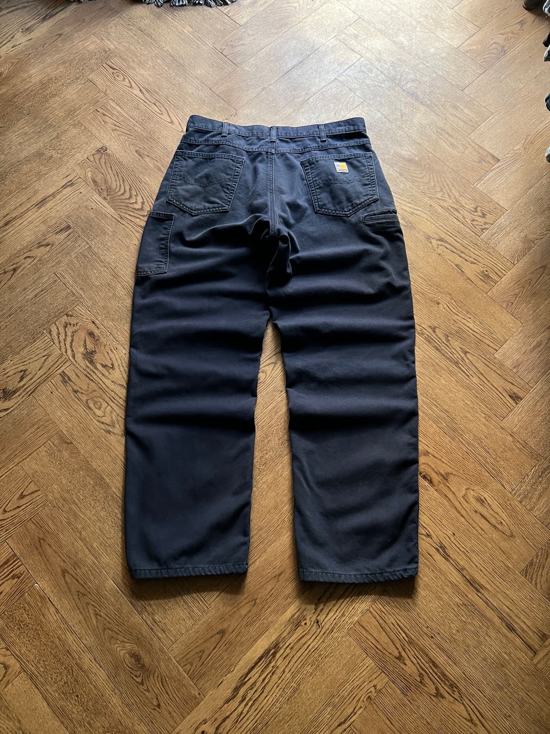 [36]칼하트FR USA 다크네이비 싱글니 워크 팬츠 상품이미지7