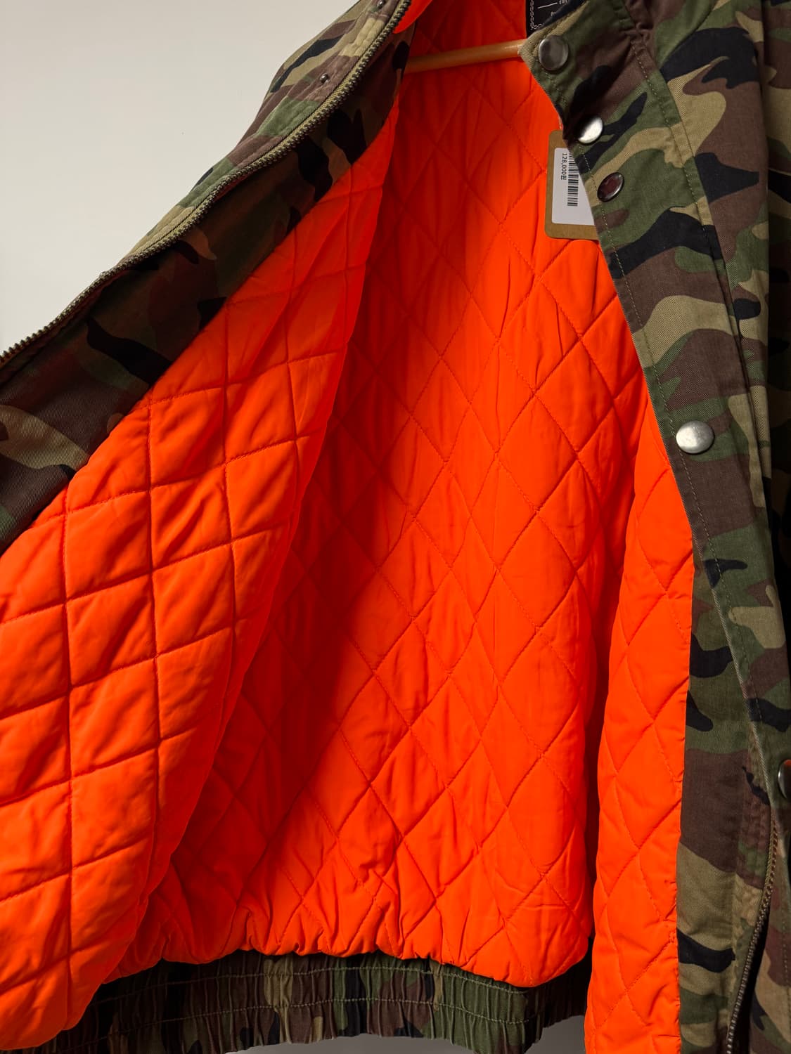 게스 리플렉티브 카모플라쥬 누빔 자켓 XXL 상품이미지7