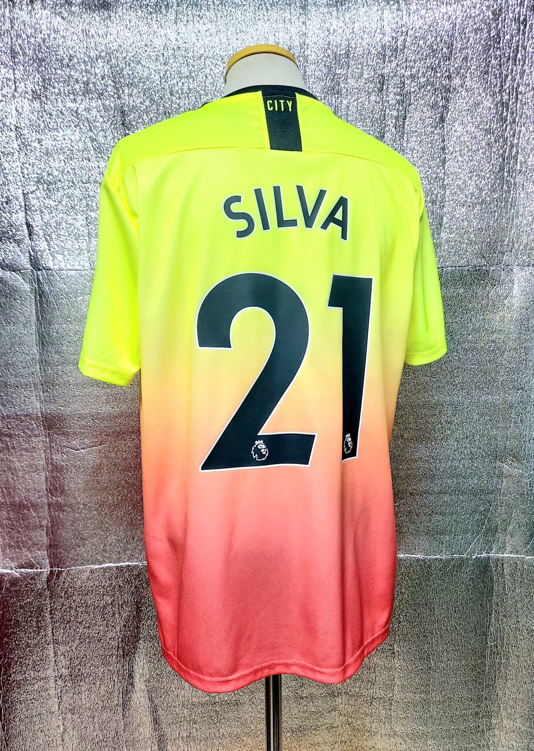 ♤필독♤ Feat 다비드 실바 19/20 맨시티 써드 L <새상품> 상품이미지2