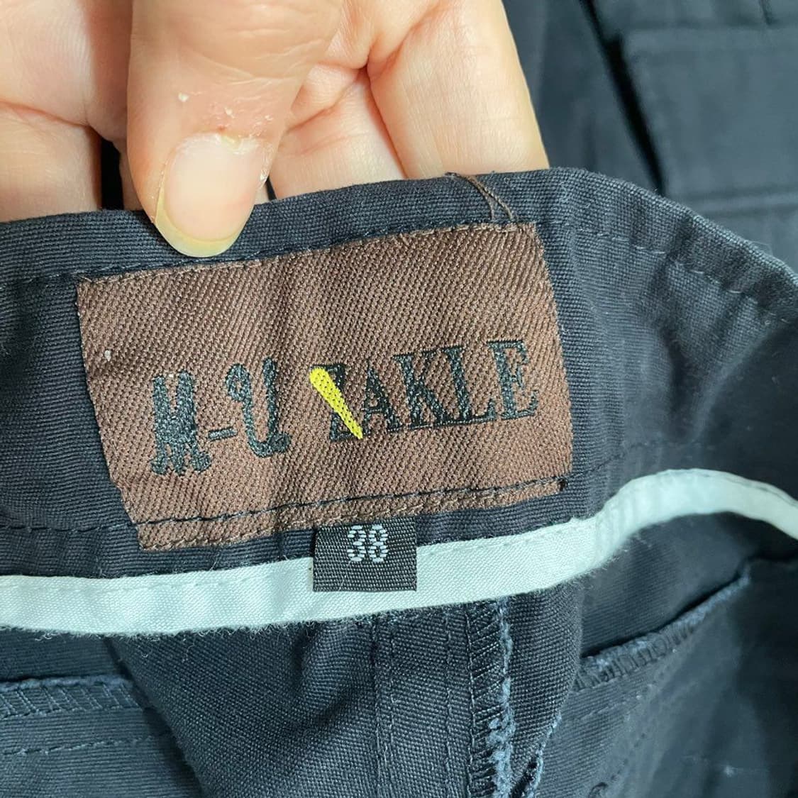 M U  와이드 카고 바지 6611 상품이미지5