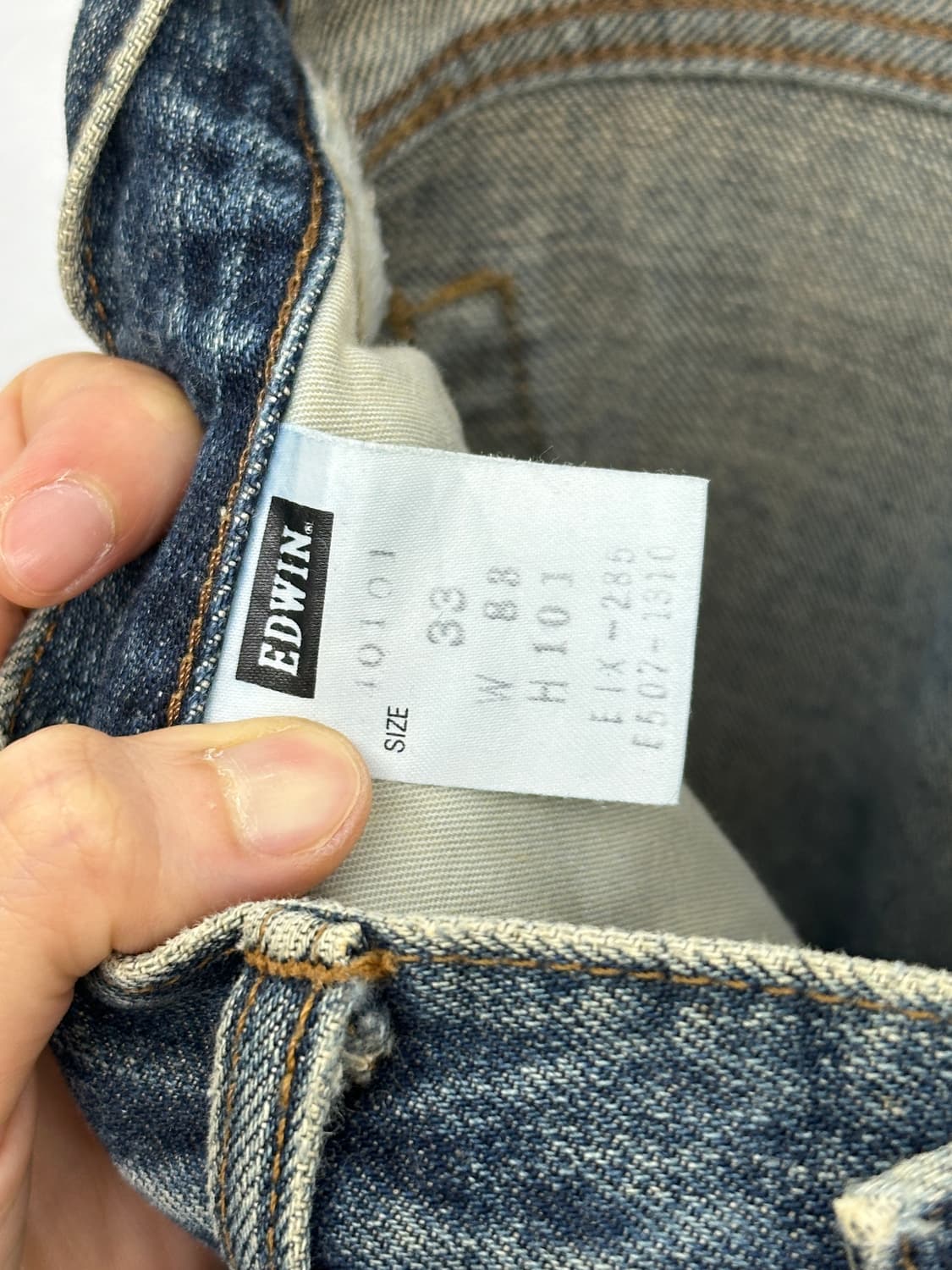 Edwin X-JEANS Aged Indigo Denim 상품이미지10