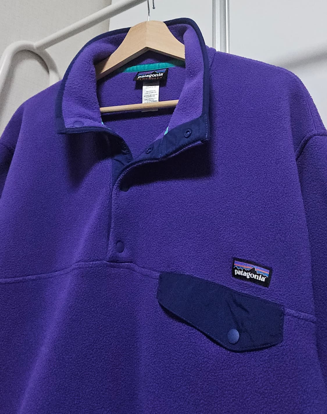 [M] 파타고니아 신칠라 스냅티 퍼플 상품이미지2