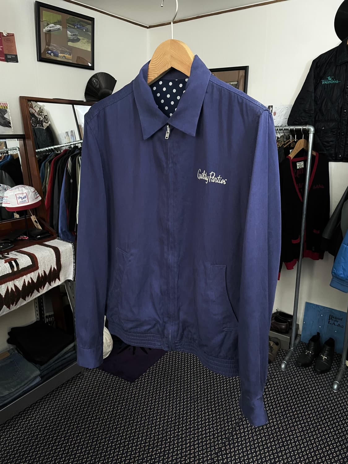 와코마리아 리버시블 스윙탑 자켓 상품이미지1