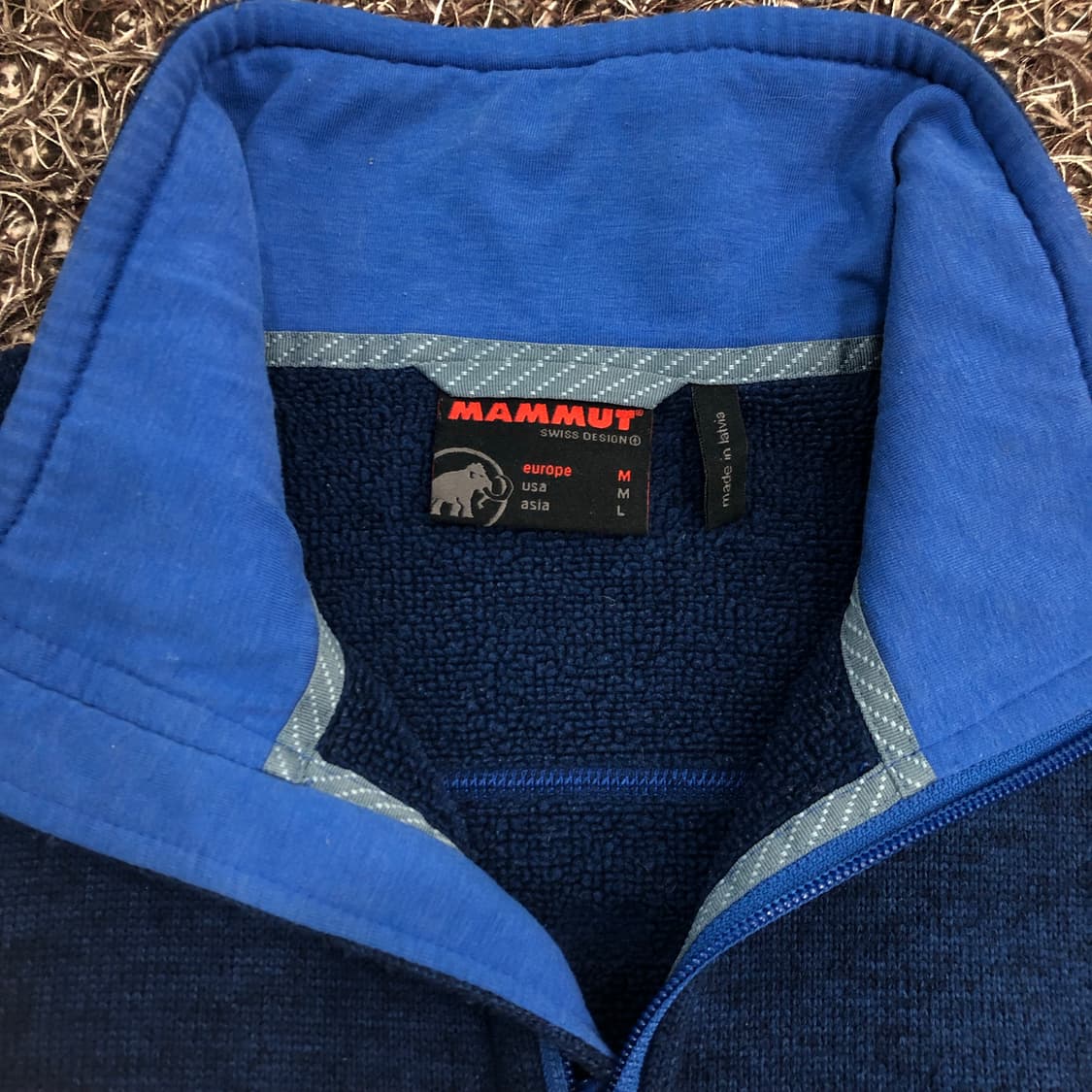 마무트 반집업 폴라텍 풀오버 긴팔티 상품이미지4