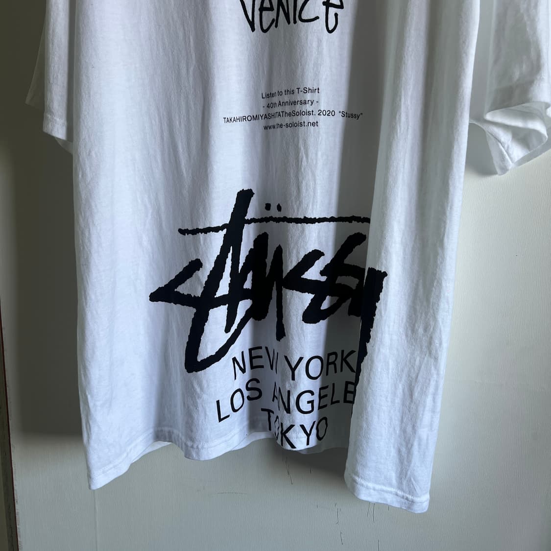 [XL] 스투시 x 타카히로미야시타 더 솔로이스트 40 월드투어 티셔츠 상품이미지4