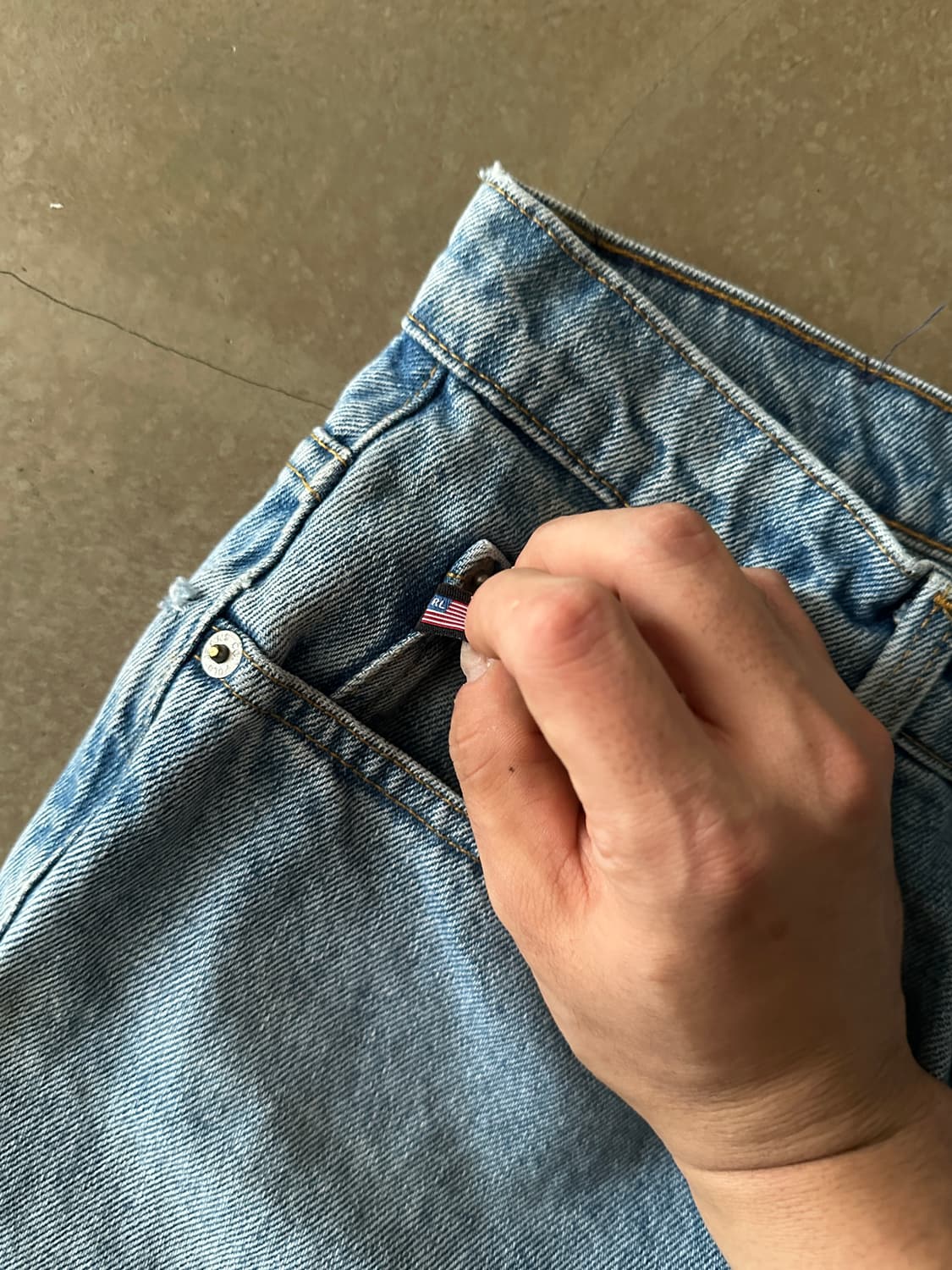 90s Polo Jeans Company Ralph Lauren 데님팬츠 상품이미지4