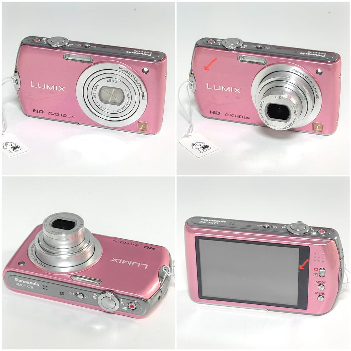 파나소닉 루믹스 FX70 베이비핑크 빈티지디카 상품이미지4