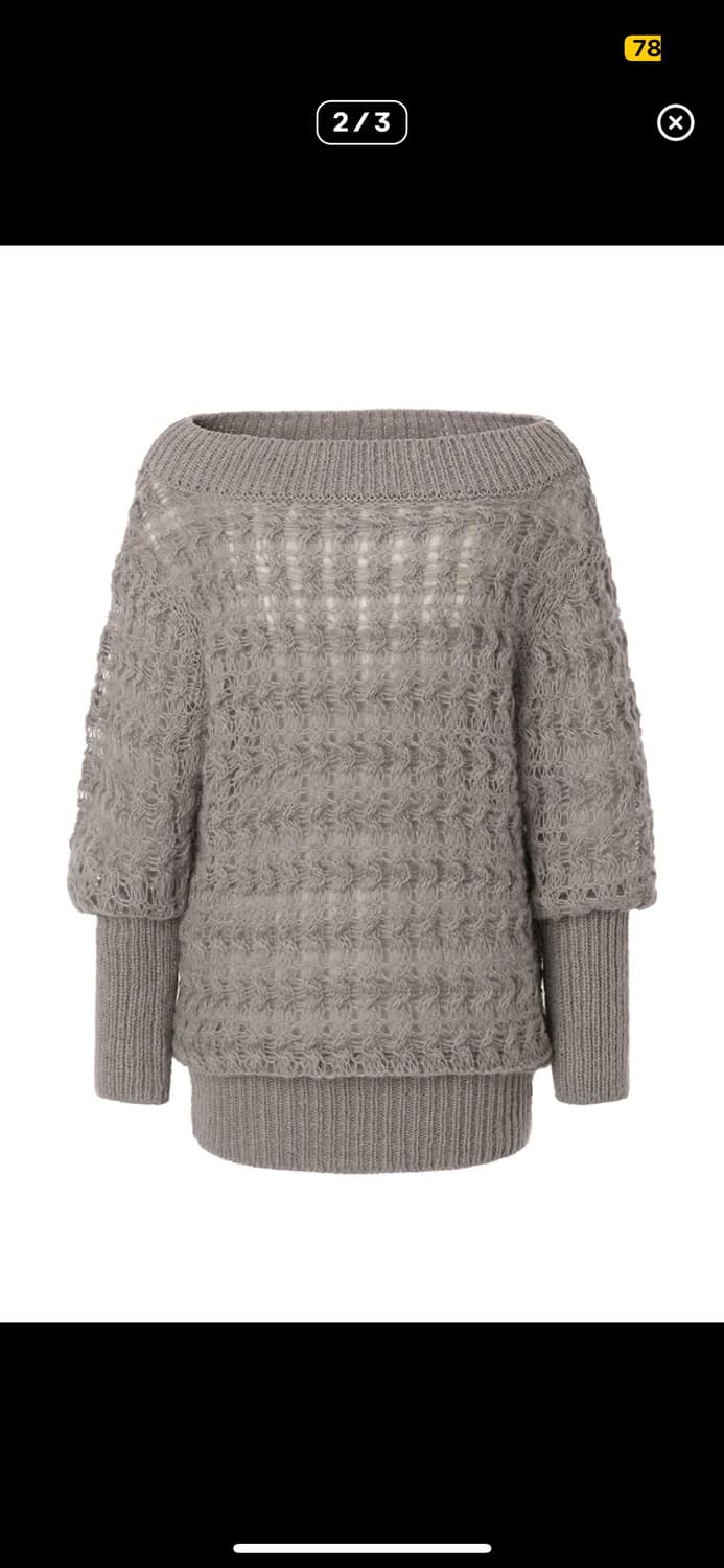 구해요 ) 쓰리타임즈 멜로우 탑 니트 상품이미지1