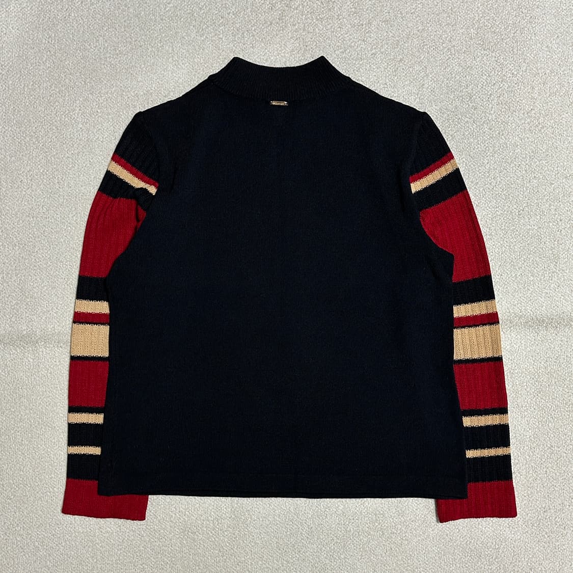 ST.JOHN SPORT 센존 스포츠 스트라이프 모크넥 스웨터 상품이미지3