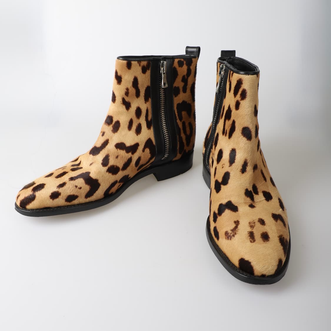 42 / Balmain 발망 레오파드 송치 첼시부츠 상품이미지5