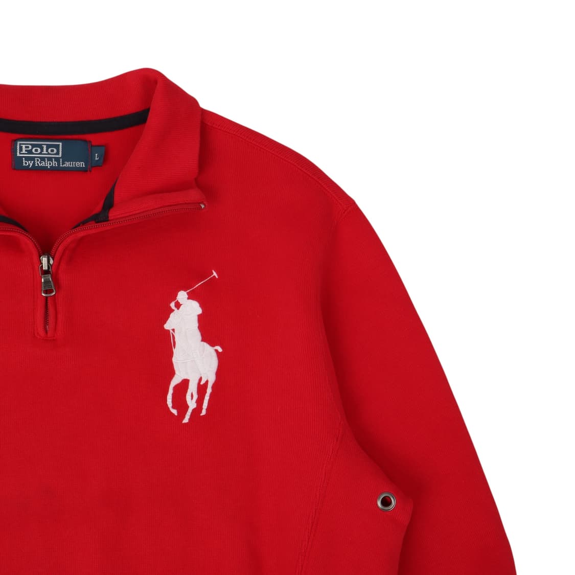 폴로 랄프로렌 레드 빅포니 하프집업 스웻셔츠 상품이미지2