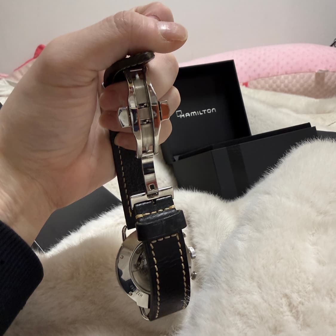 해밀턴 시계 해밀턴 카키 네이비 파이오니어 오토 크로노 상품이미지5