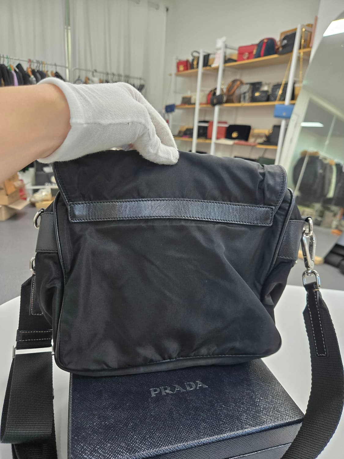 [정품] 프라다 리나일론 메신저백 상품이미지5