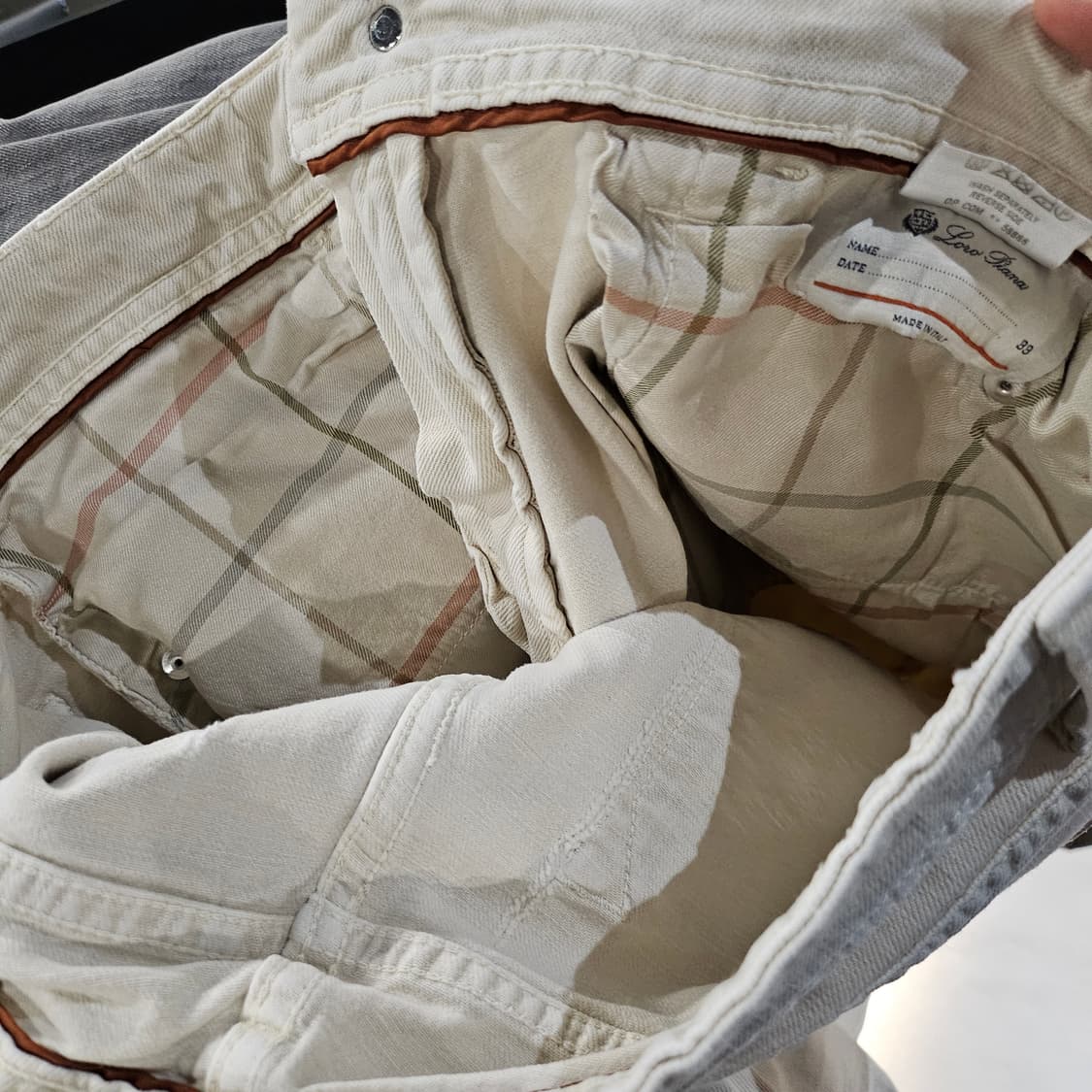 로로피아나 코튼 팬츠 상품이미지4