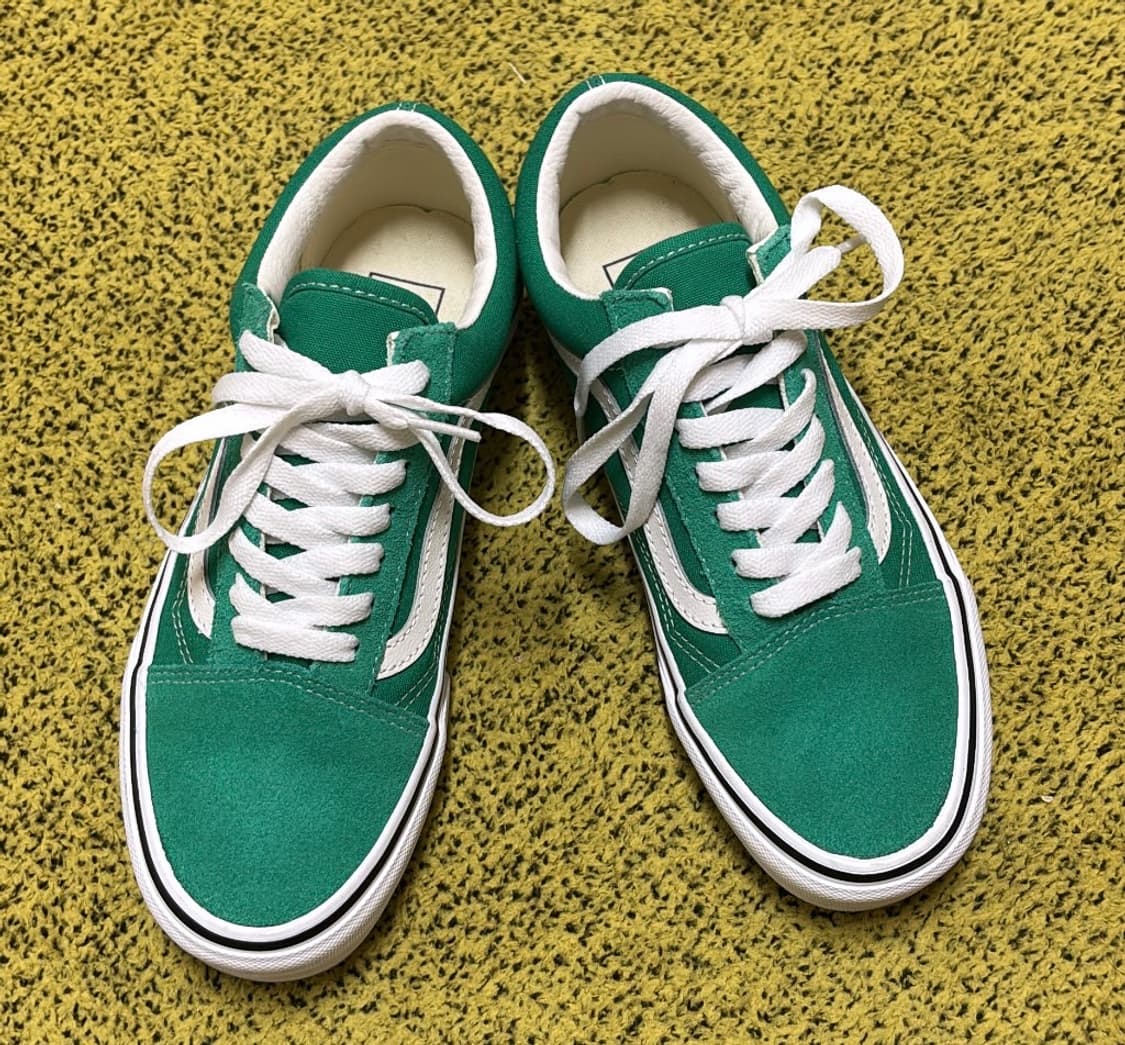 새 상품 급) 반스 올드스쿨 스니커즈 그린 230 상품이미지3