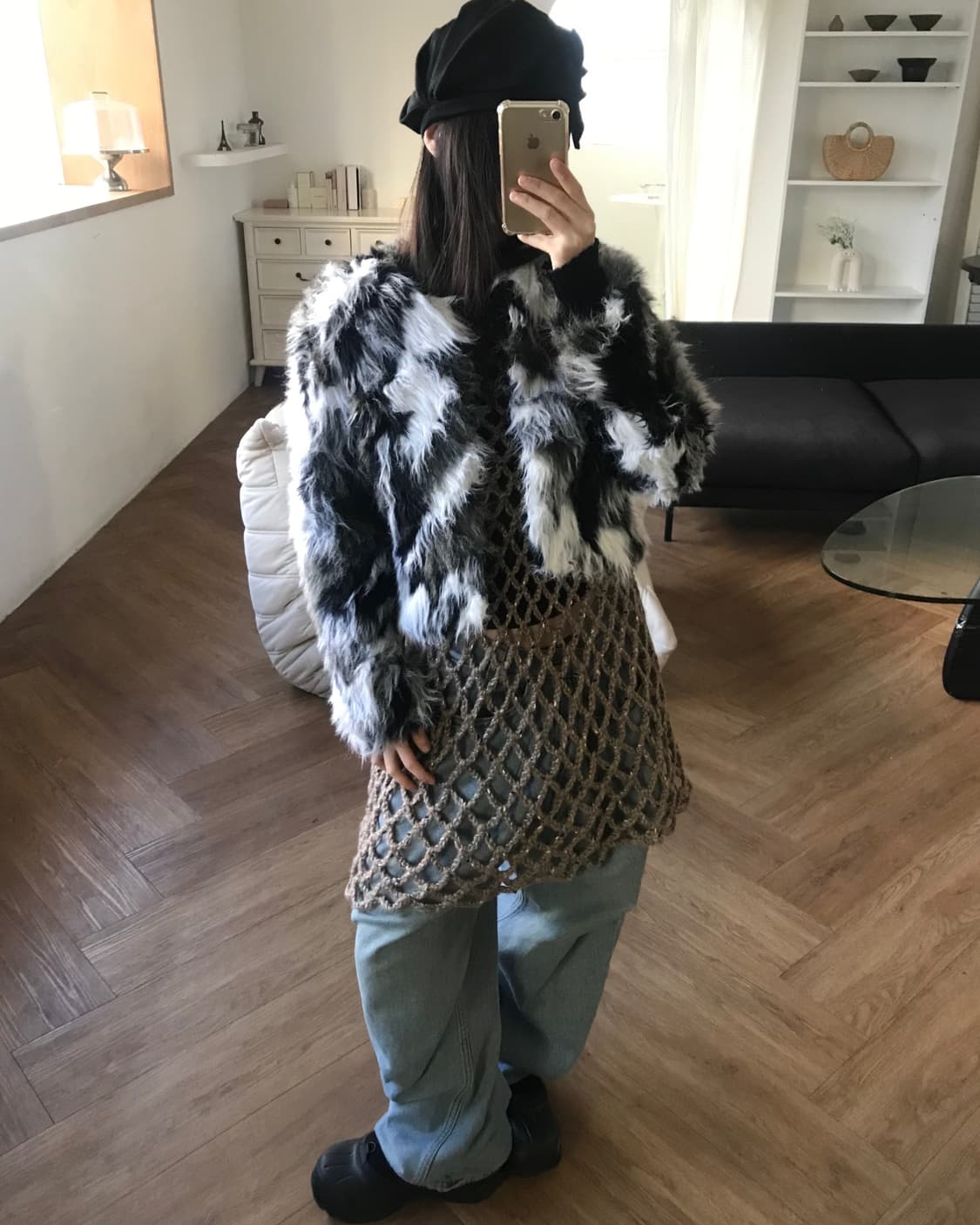 vintage fur jacket 상품이미지2