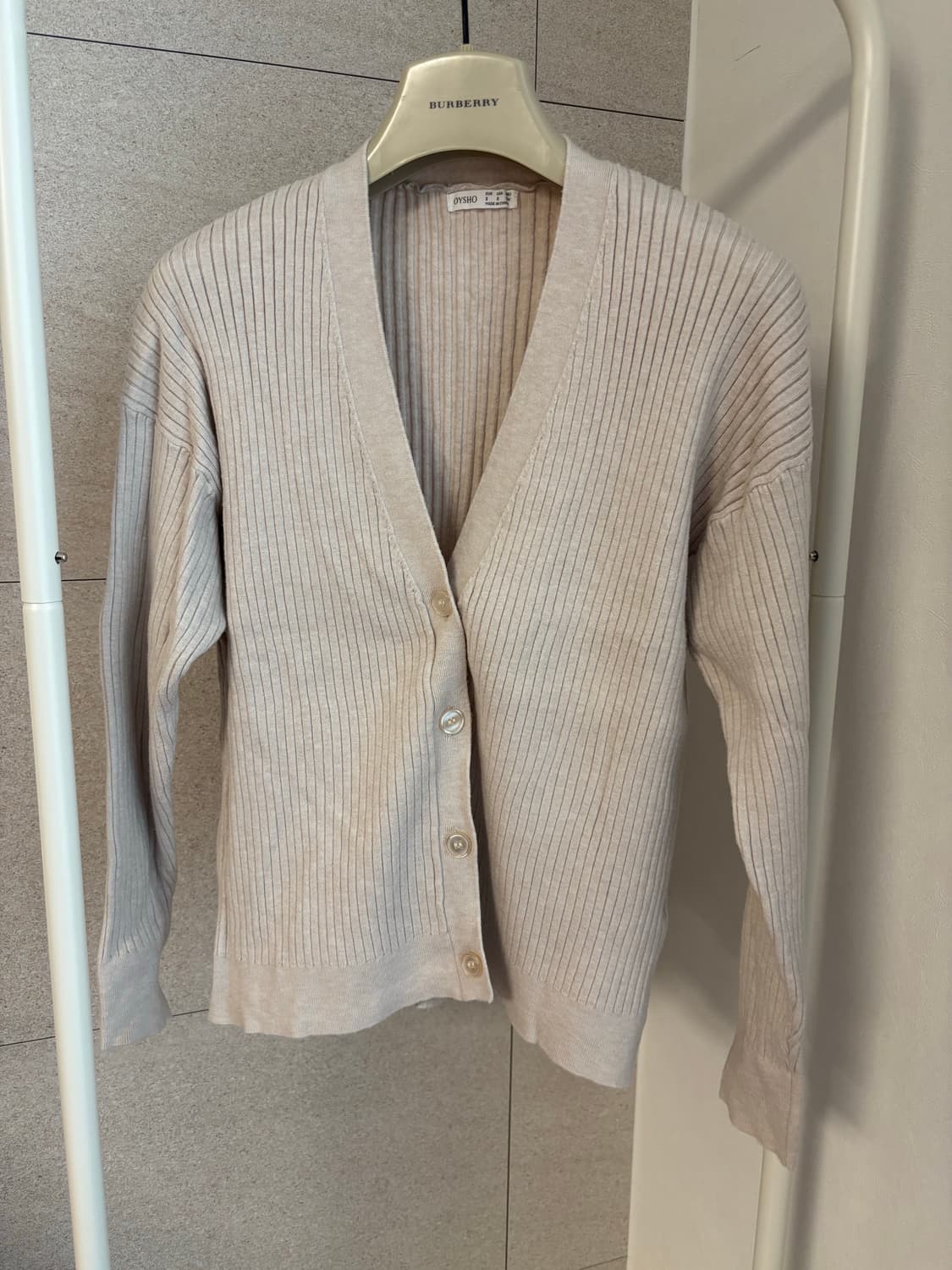 오이쇼 Oysho 골지 니트 가디건 상품이미지2