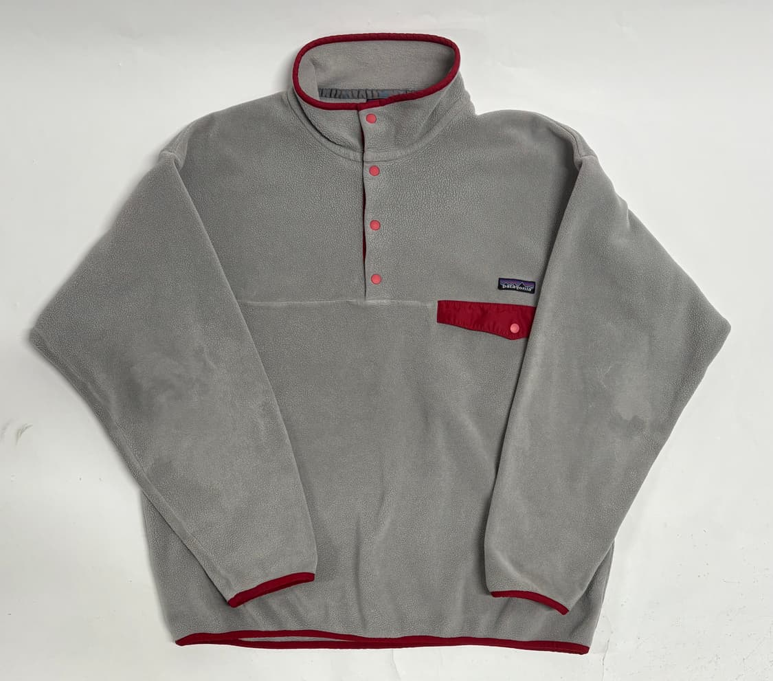 헤비모델)빈티지 파타고니아 신칠라 스냅티 멘즈L 그레이 상품이미지1