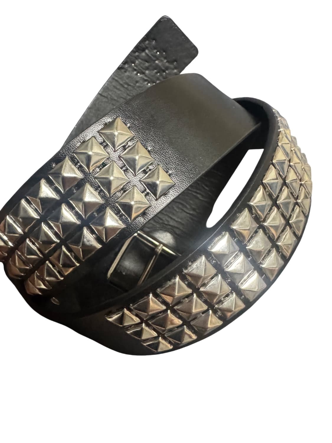 stud leather belt 상품이미지2