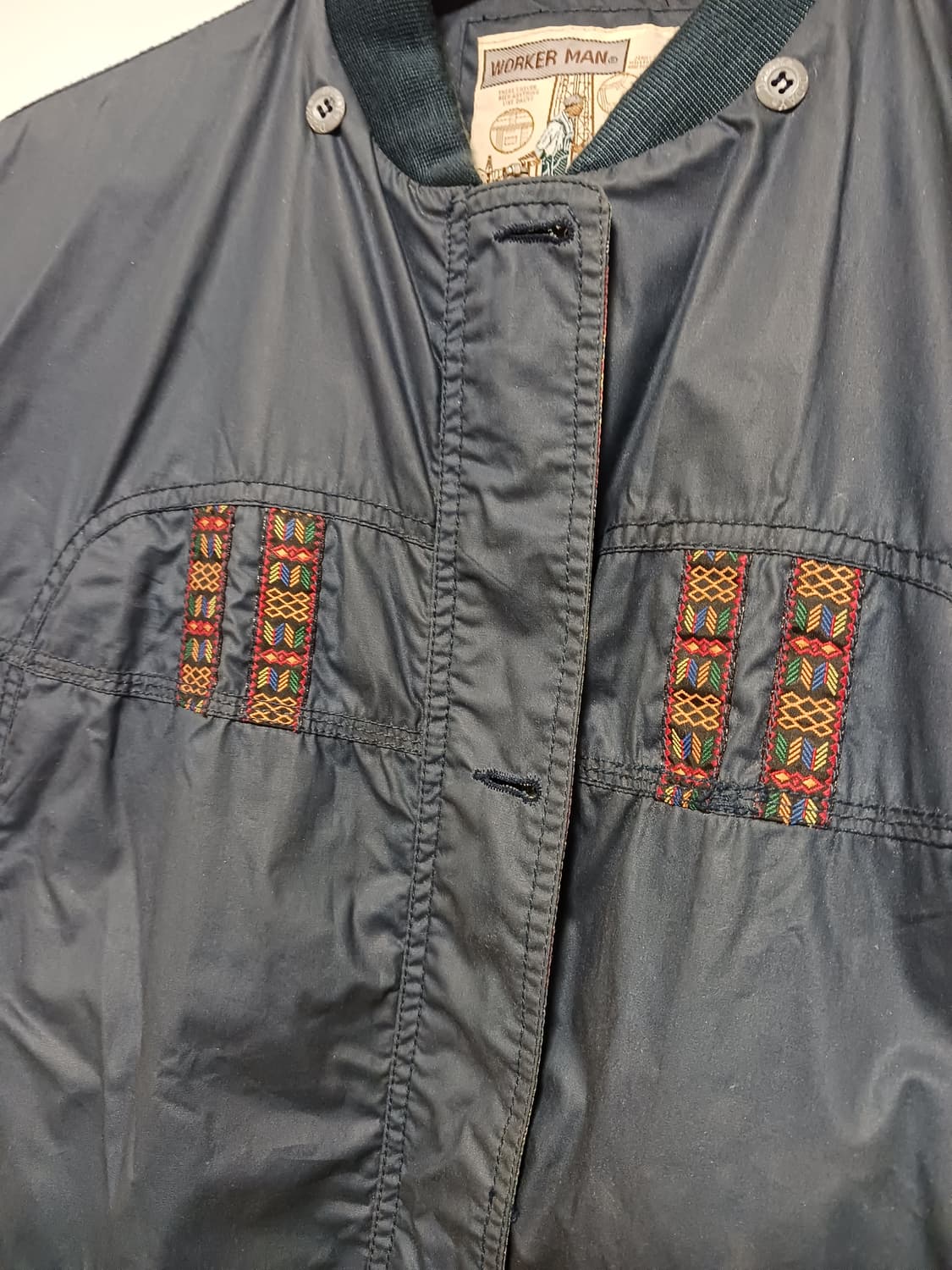 유럽빈티지 워크웨어 블루종자켓 상품이미지2