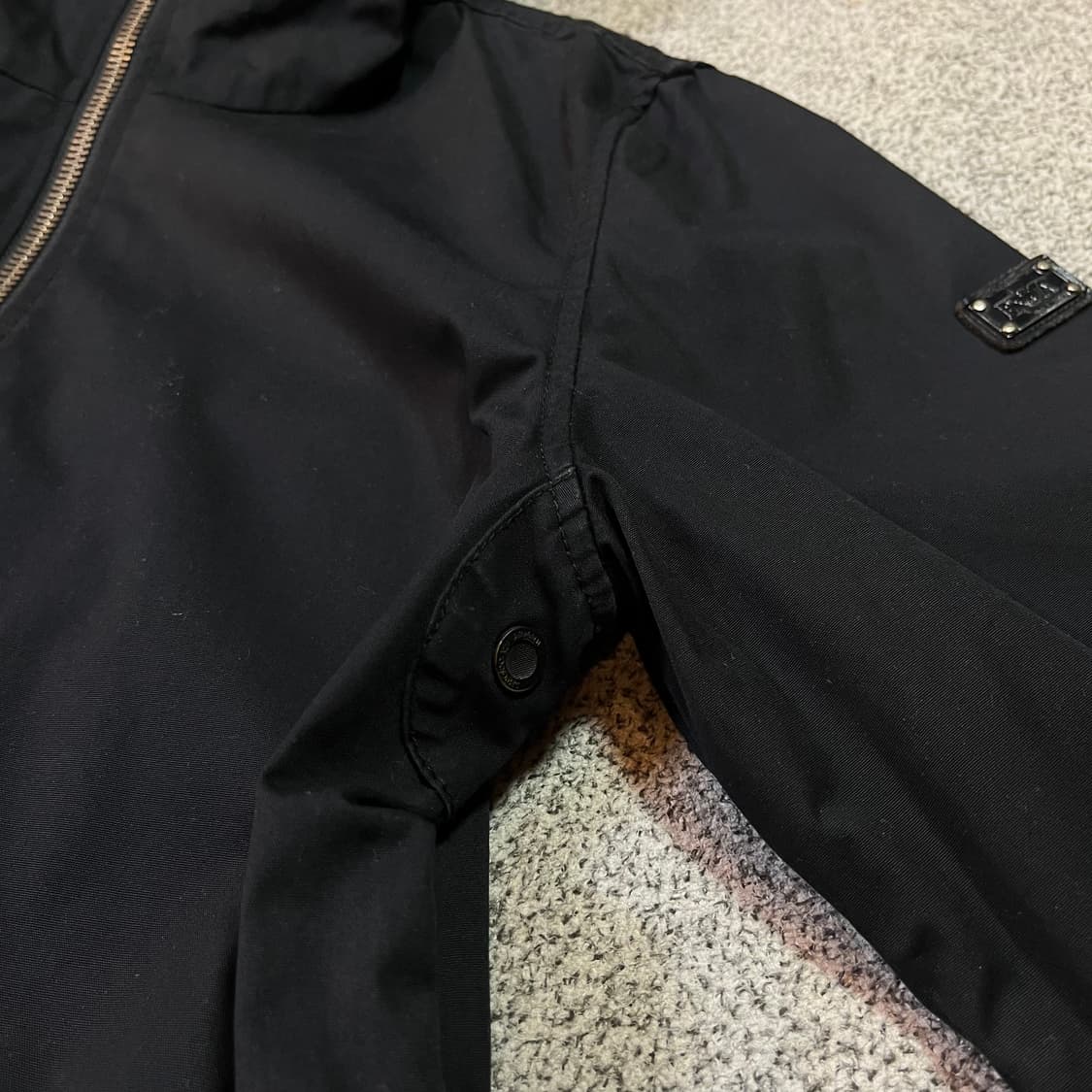 엠포리오 아르마니 롱 집업 코튼 후드 자켓 상품이미지5