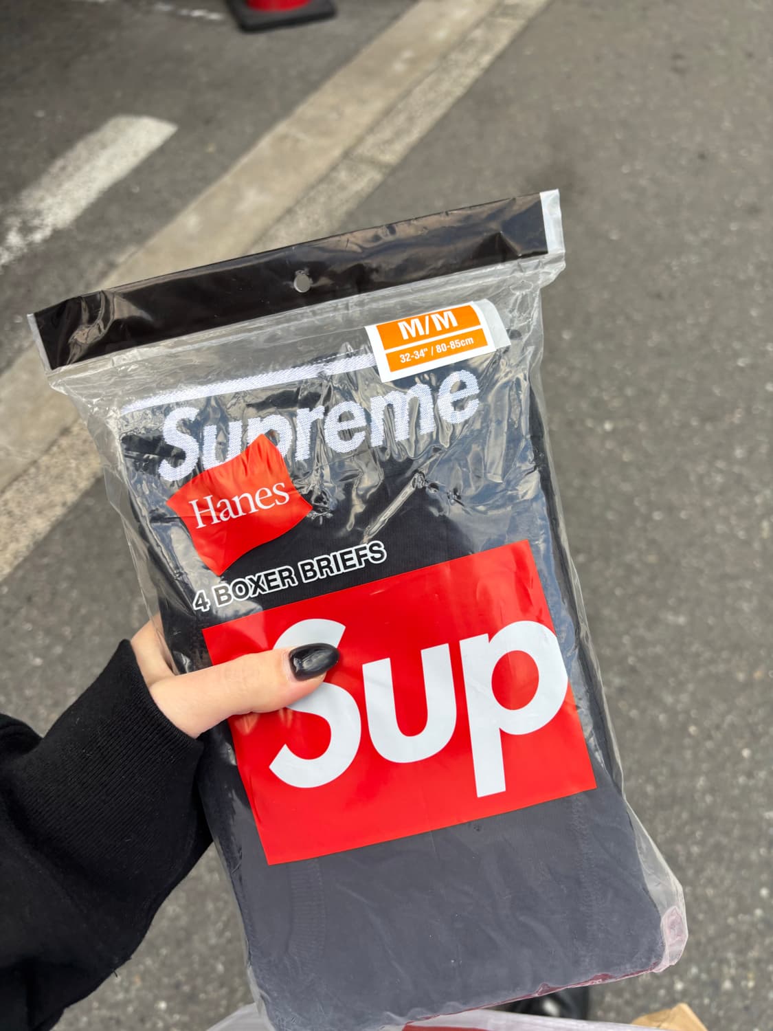 슈프림 팬티 블랙 m 상품이미지1