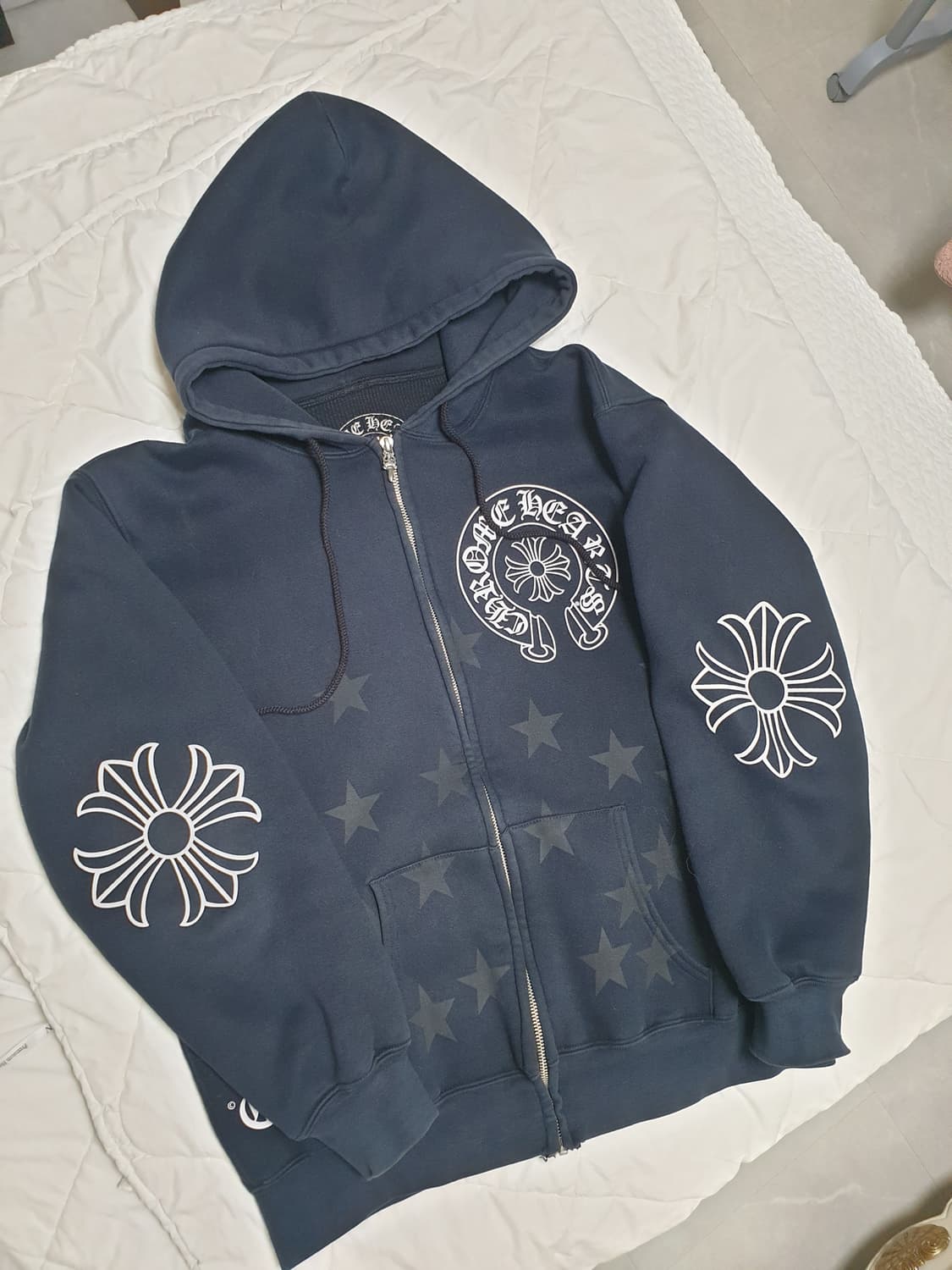 크롬하츠 스타 후드집업 L 상품이미지3