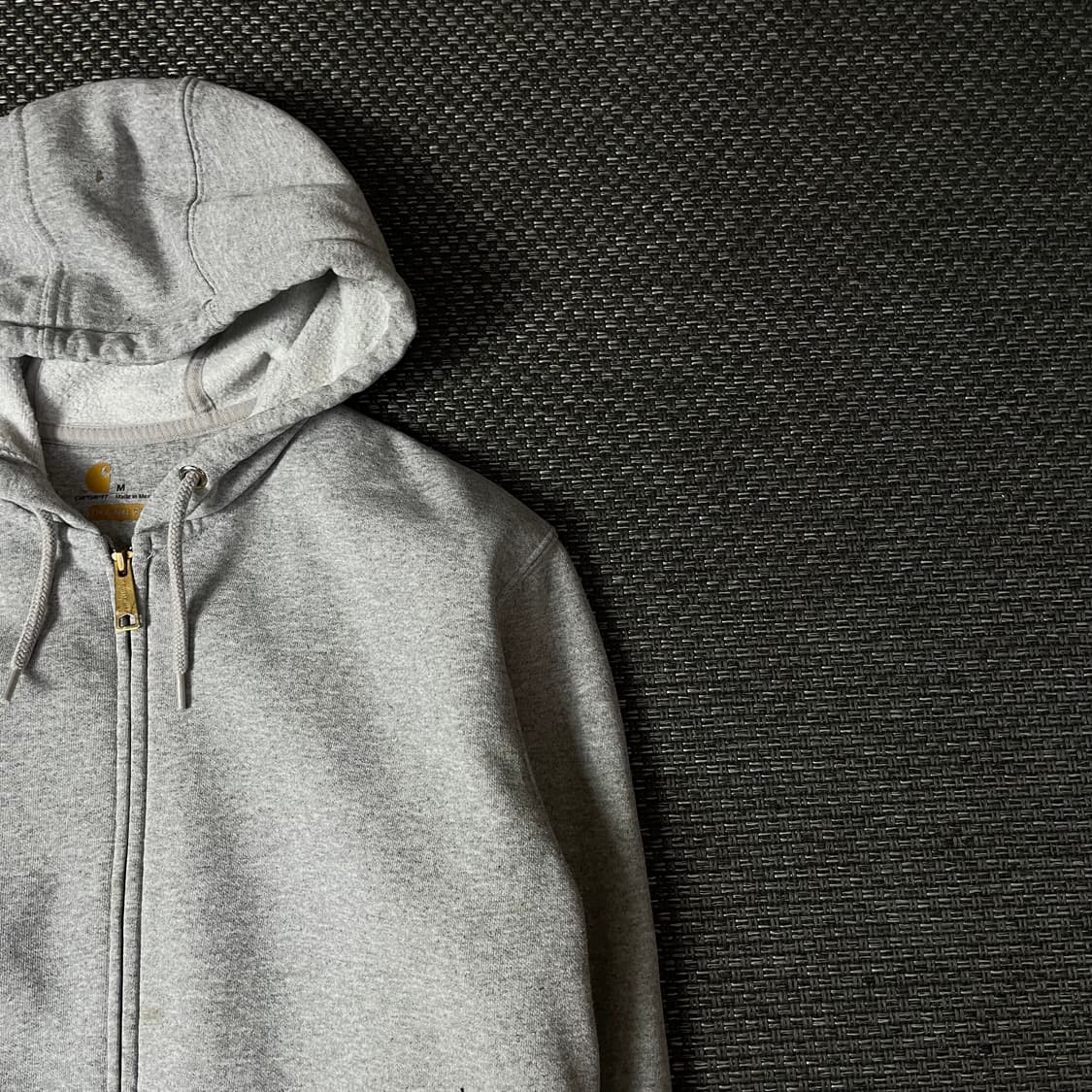칼하트 그레이 후드집업 오리지널핏 M 상품이미지3