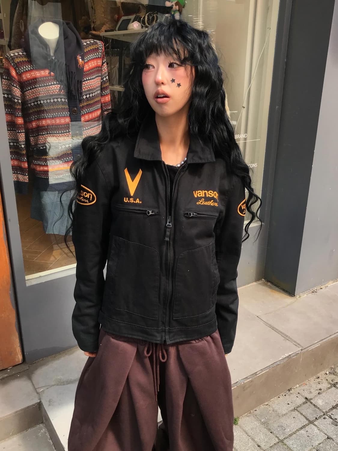 Vanson Embroidery Work Jacket 상품이미지4