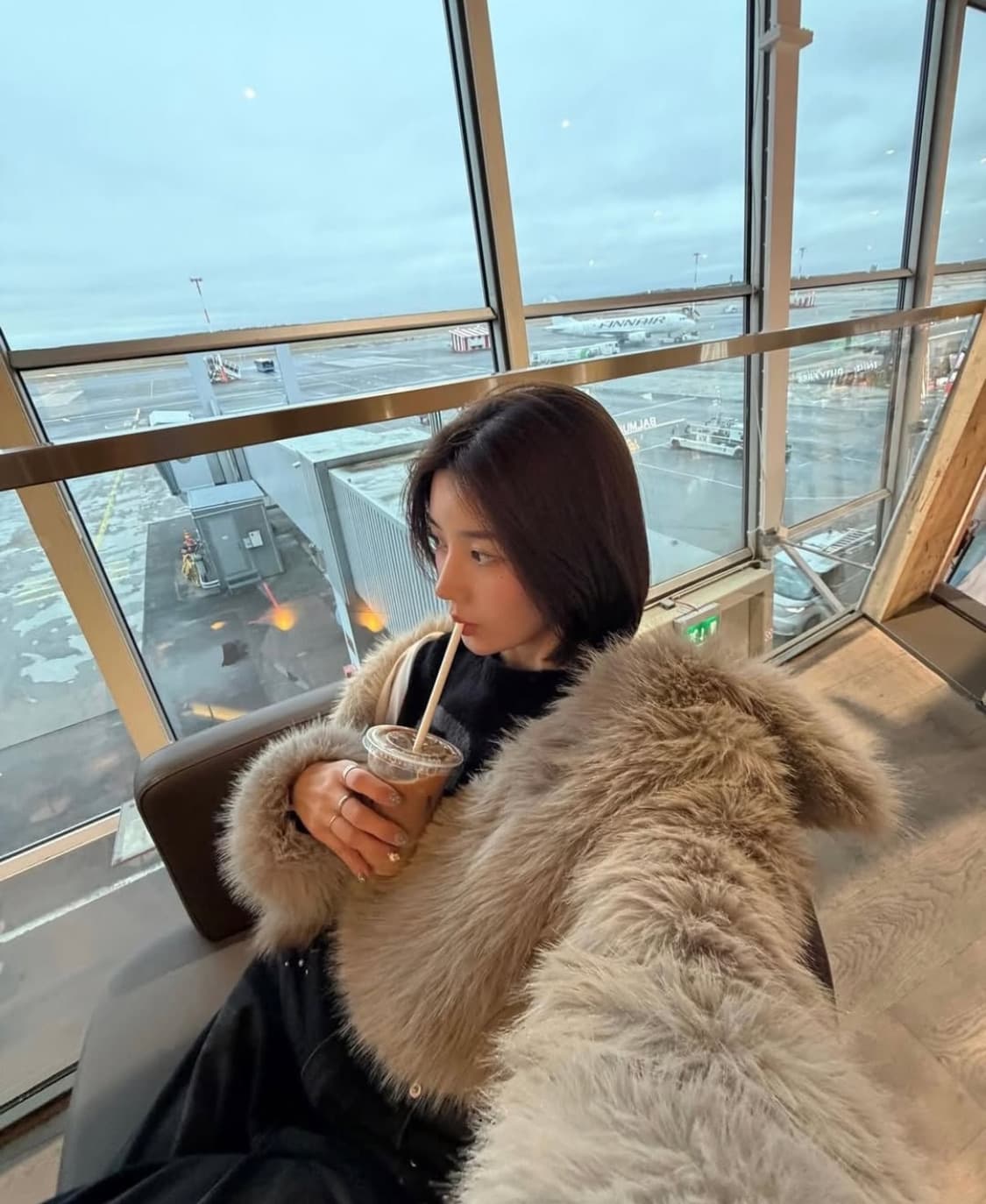 오데스 퍼 자켓 (애쉬그레이) 상품이미지5