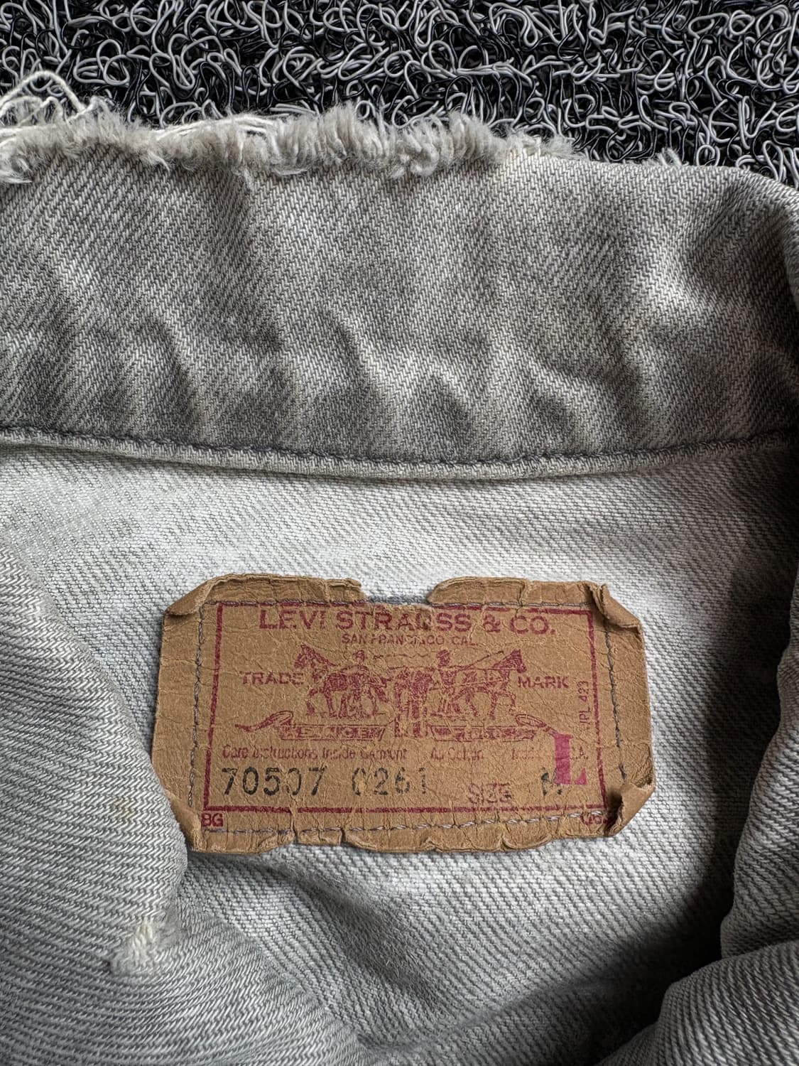 리바이스 아메카지 데님 트러커 워크 자켓 2406 상품이미지4