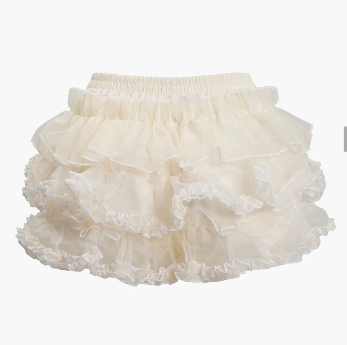 마지막가격) 새상품) 러프넥 튜튜 팬츠 스커트 크림 (실사O) 상품이미지1