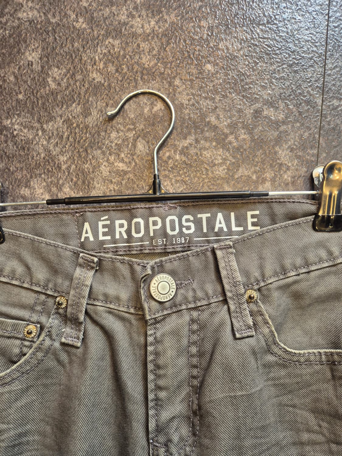 27인치 에어로포스테일 면바지 새상품 아메카지 워싱 빈티지 상품이미지2