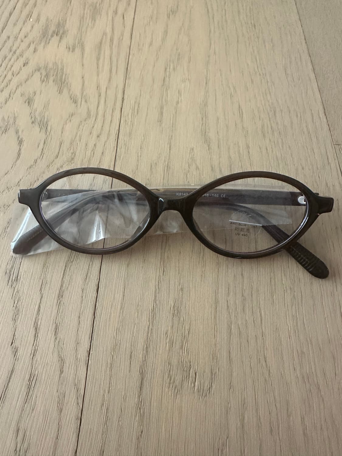 Y2K 브라운 라운드 안경 상품이미지2