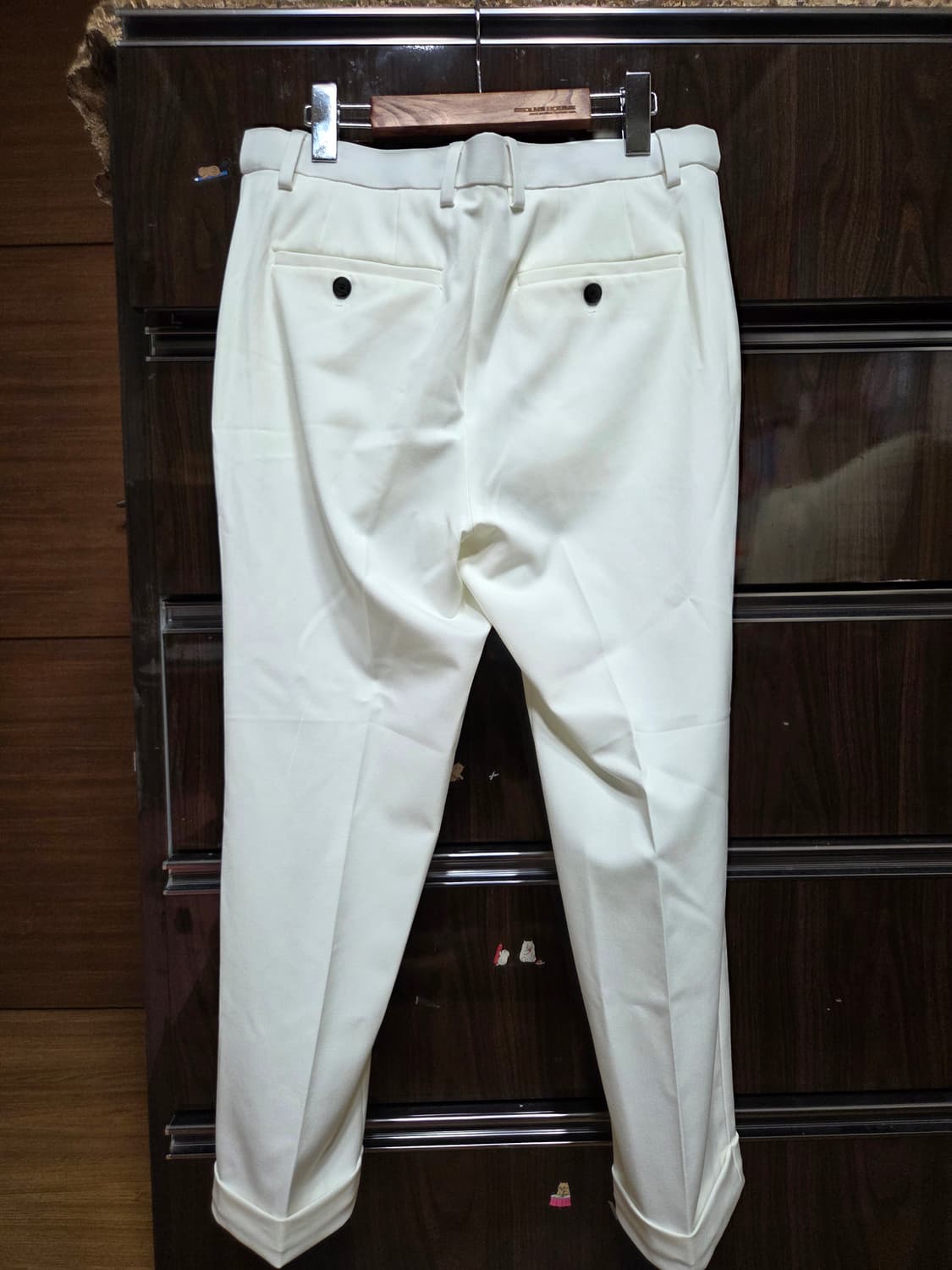 무신사 스탠다드 테이퍼드 크롭 화이트 31 상품이미지3