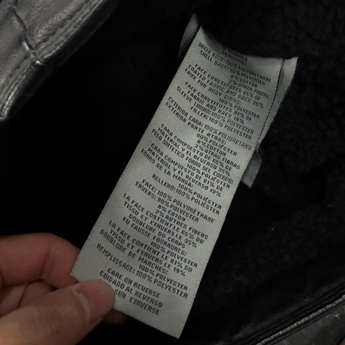 100 리바이스 레더 쉐르파 자켓 상품이미지4