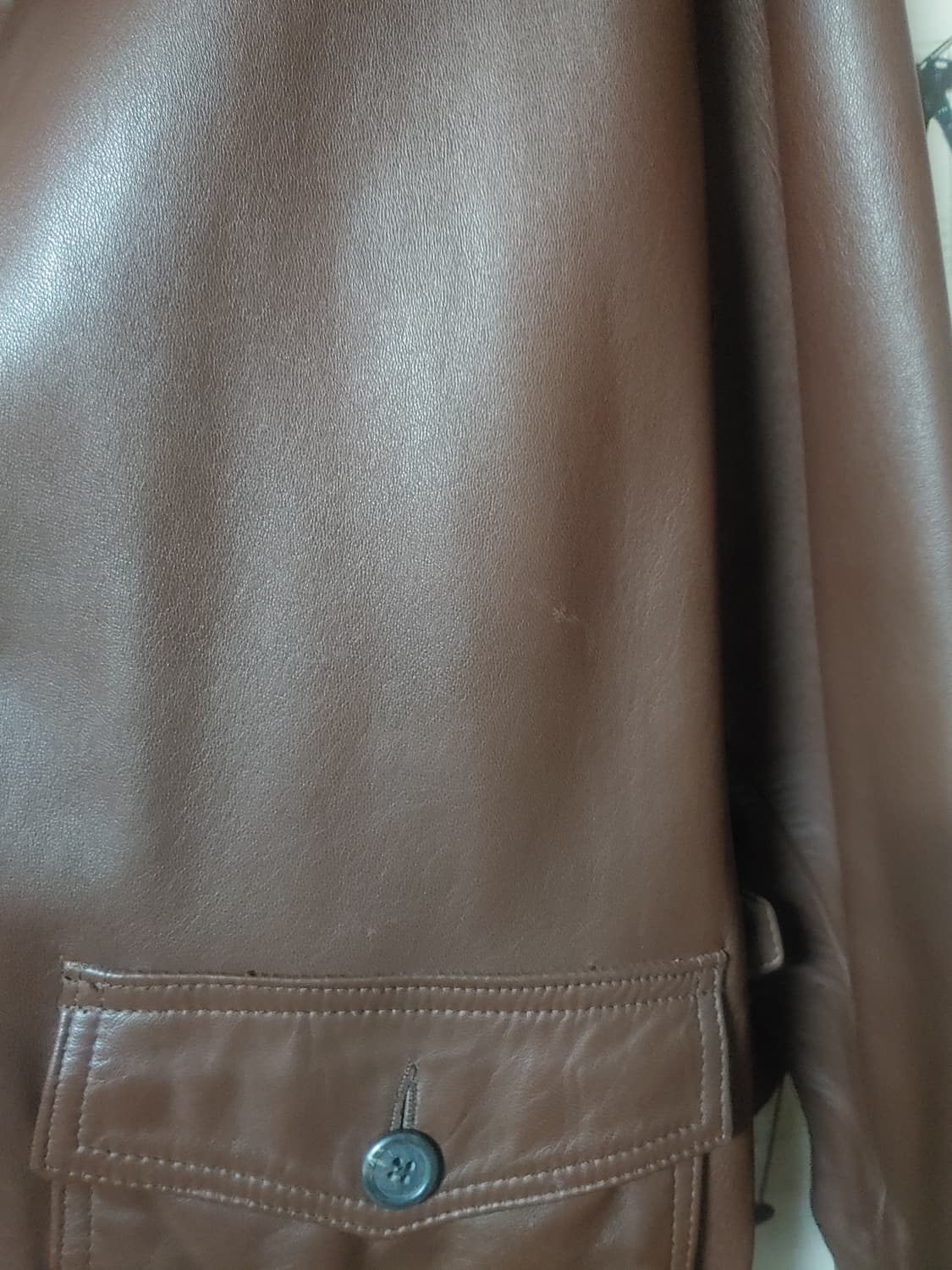 Polo Ralph Lauren] 폴로 가죽자켓 브라운 L(105) 상품이미지10