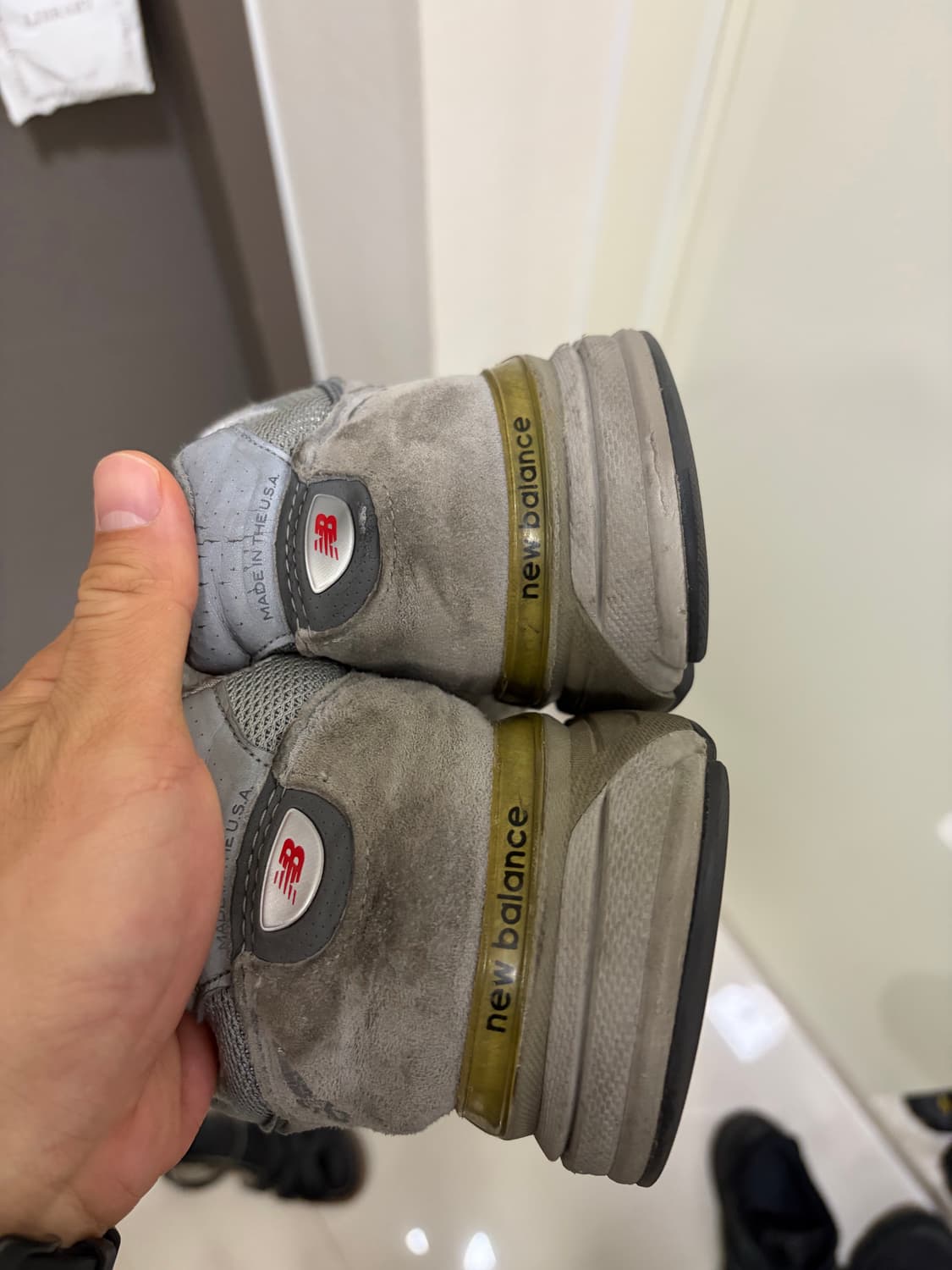 뉴발란스 990 우먼스 그레이 280 판매 상품이미지3