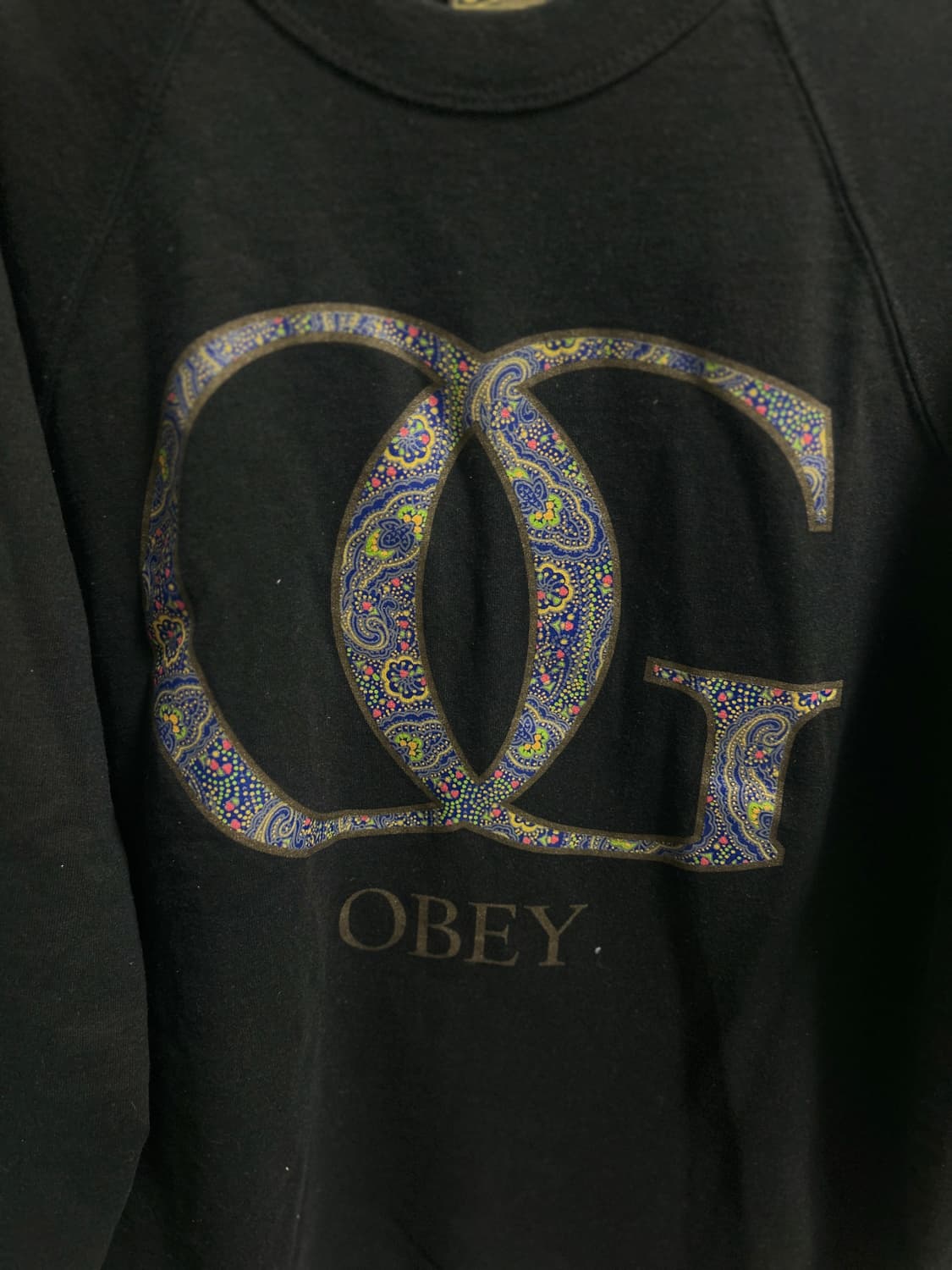 오베이 페이즐리 맨투맨 남성 M 상품이미지4