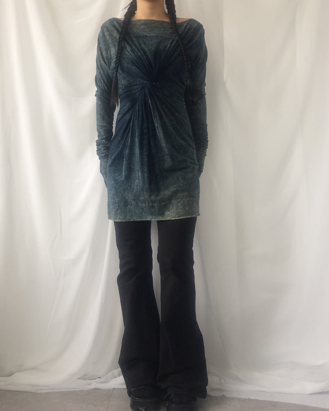 Diesel drape washed onepiece 상품이미지5