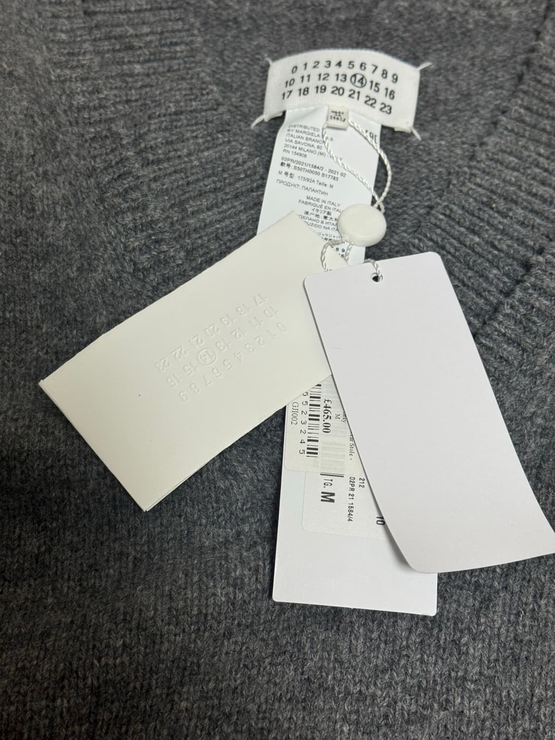 마르지엘라 백스티치 니트 베스트 상품이미지6