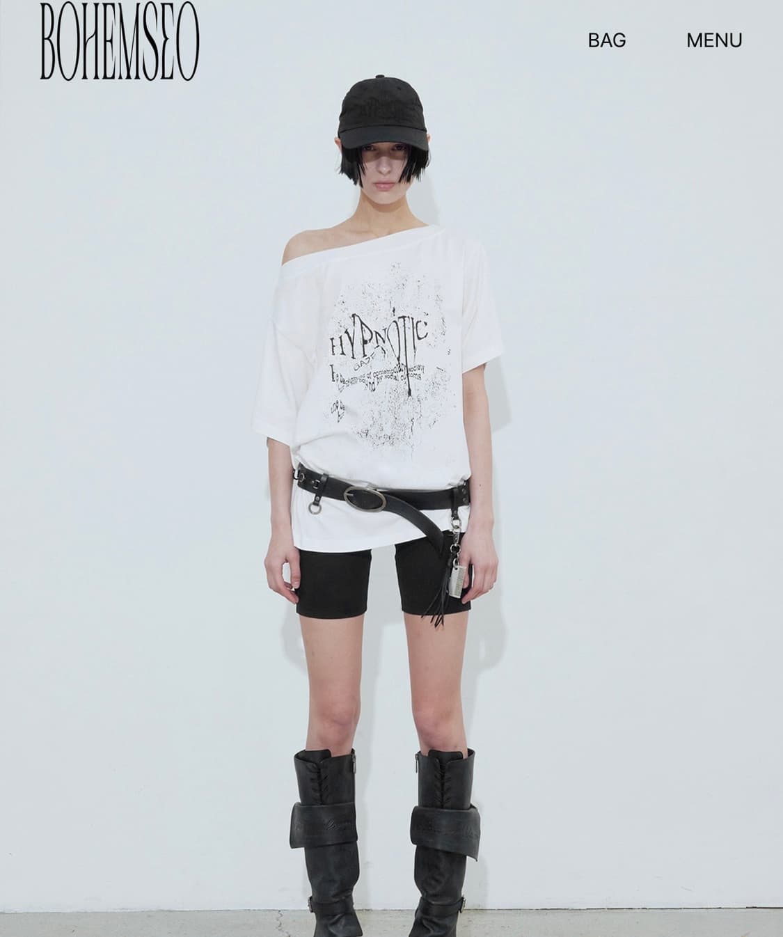 보헴서 hypnotic boatneck t 상품이미지1