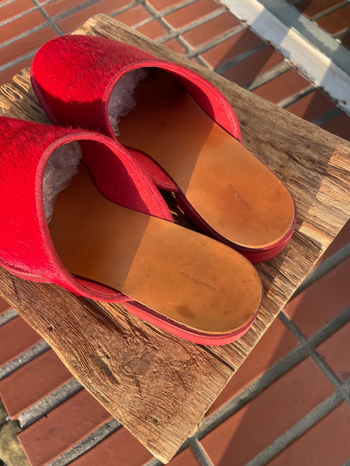 핸더스킴 (Hender Scheme) 치크 헤어 뮬 상품이미지3