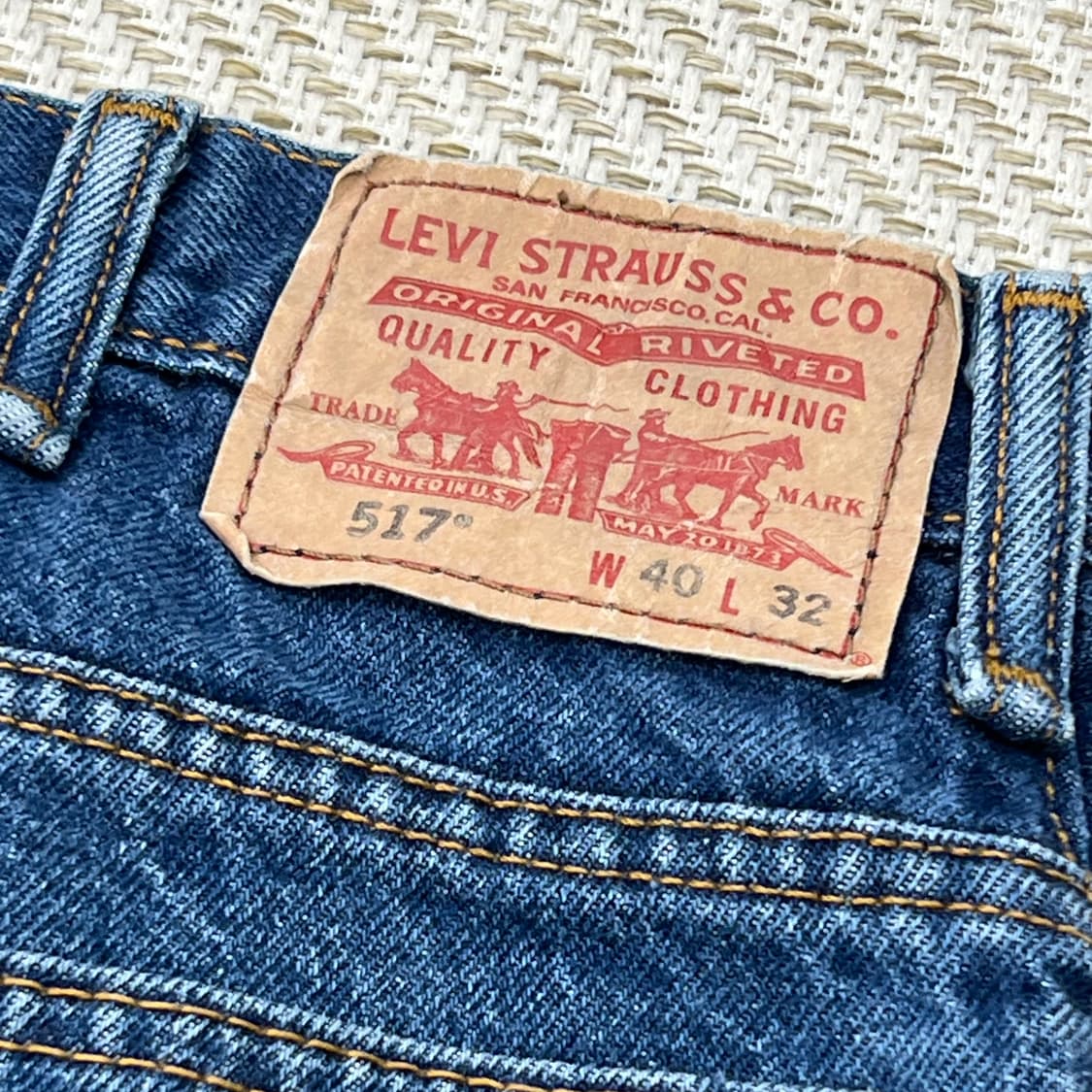 리바이스 블랭크탭 517 데님팬츠 r3005 상품이미지5