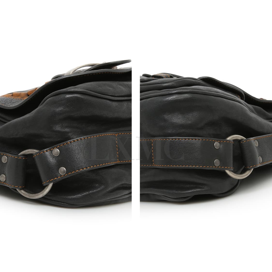 디올 빈티지 더블 가우초 새들 숄더백 가우쵸 라지 상품이미지7