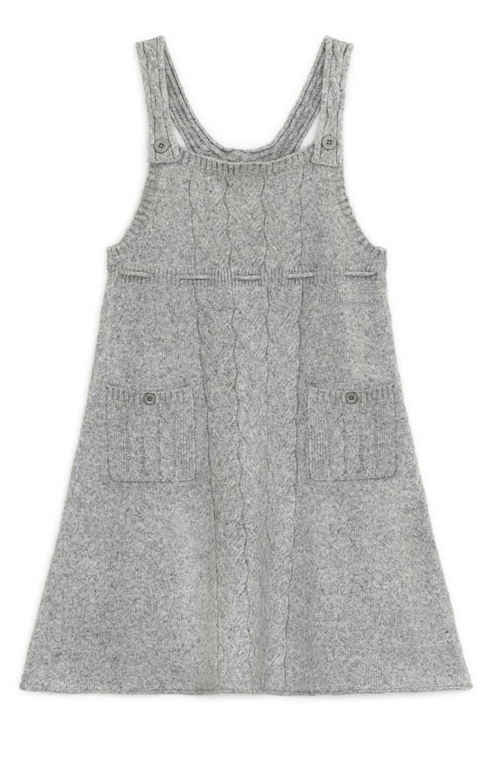 허그유어스킨 Strap knit dress (Gray) 상품이미지1