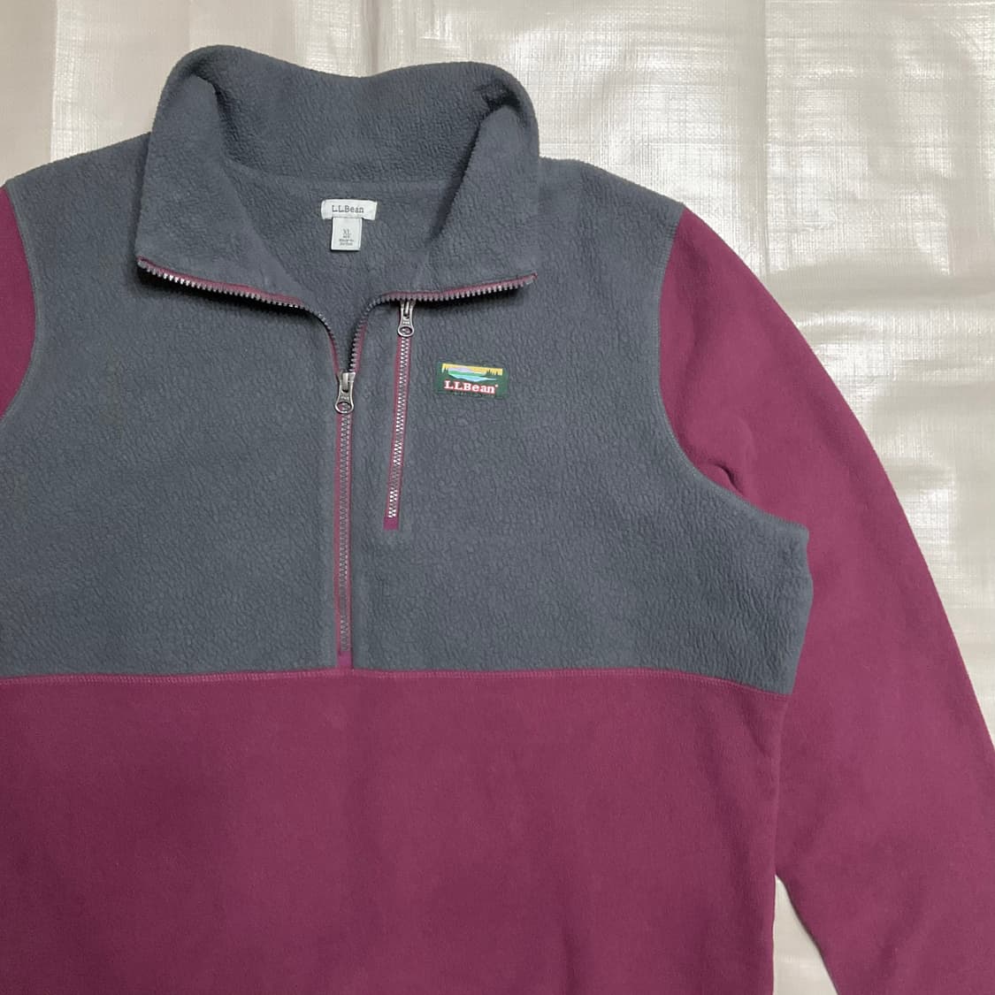 엘엘빈 하프집업 플리스 풀오버 XL 상품이미지1