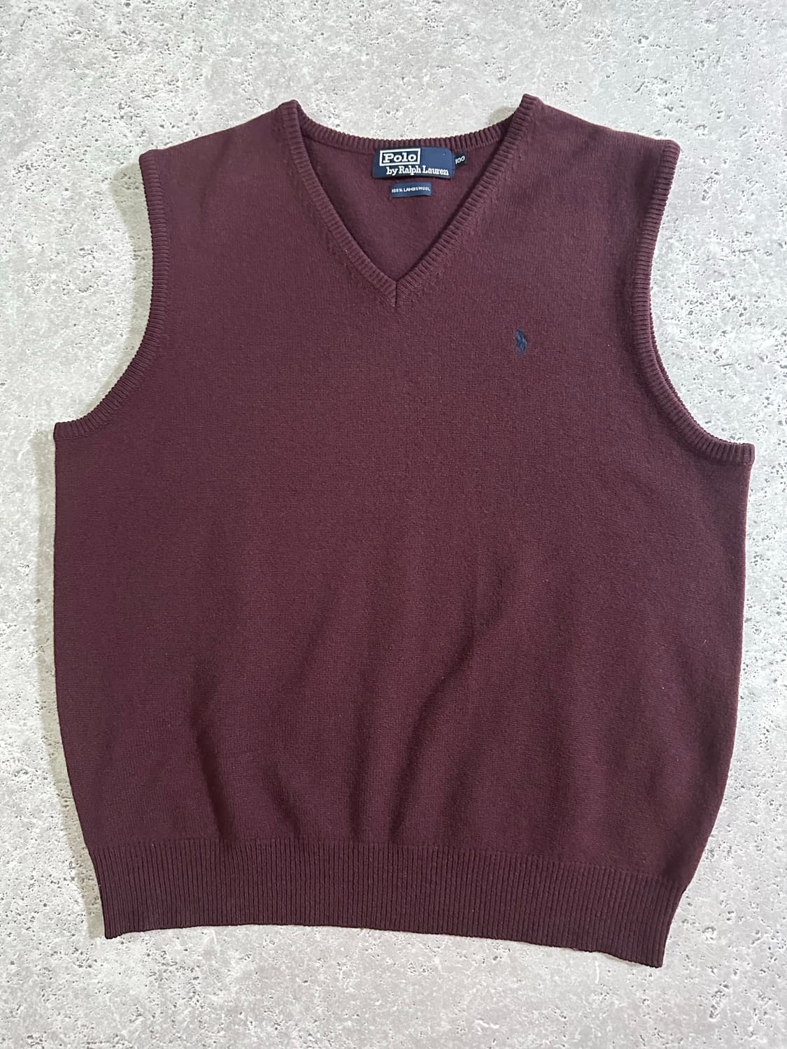 00s POLO RALPH LAUREN 브이넥 니트 베스트 005 상품이미지2