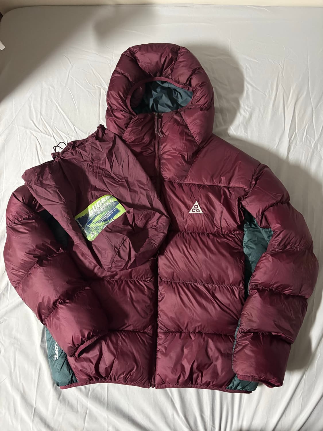 나이키 ACG 써마핏ADV 루나레이크 퍼퍼 자켓 나이트 마룬 - 아시아 상품이미지4