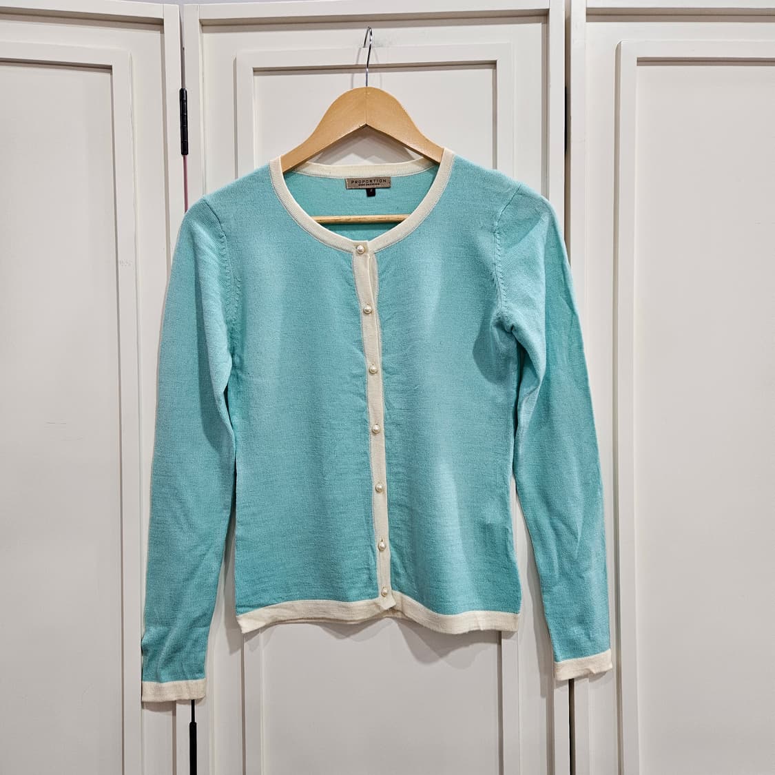 민트색 가디건 상품이미지1